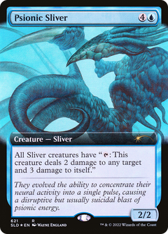 Psionic Sliver (621) (Extended Art) - Foil
