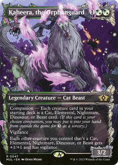 Kaheera, the Orphanguard (0047) (Borderless) (Showcase) - Foil