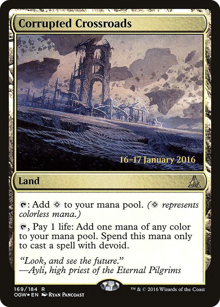 Corrupted Crossroads (169) (Prerelease) - Foil