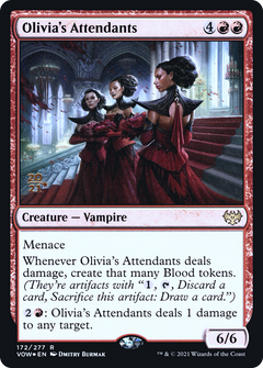 Olivia's Attendants (172) (Prerelease) - Foil