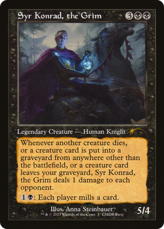 Syr Konrad, the Grim (0001) (CMDR Party) (Retro Frame)
