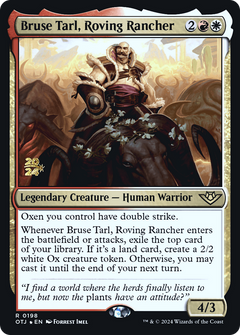 Bruse Tarl, Roving Rancher (0198) (Prerelease) - Foil