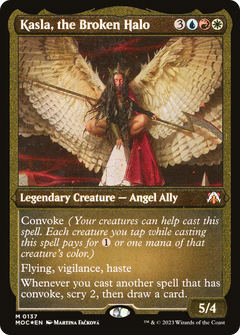 Kasla, the Broken Halo (0137) (Display Commander) (Thick Stock) - Foil Etched