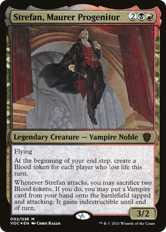 Strefan, Maurer Progenitor (002) (Display Commander) (Thick Stock) - Foil Etched