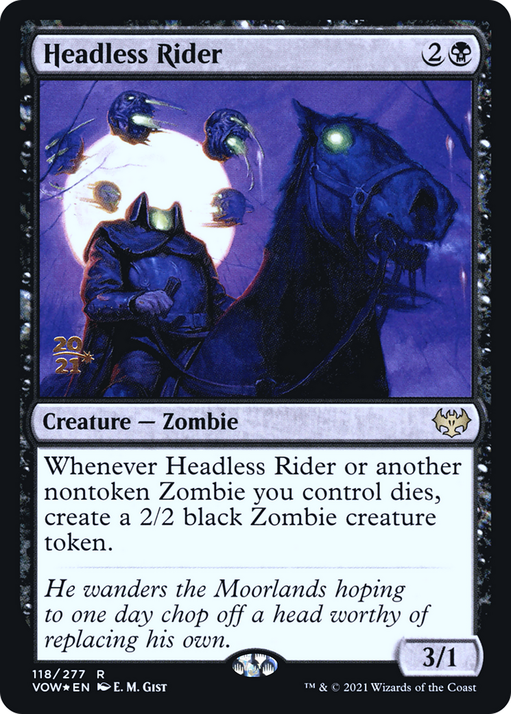 Headless Rider (118) (Prerelease) - Foil