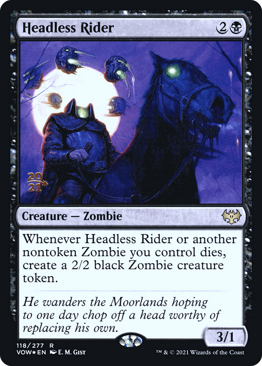 Headless Rider (118) (Prerelease) - Foil
