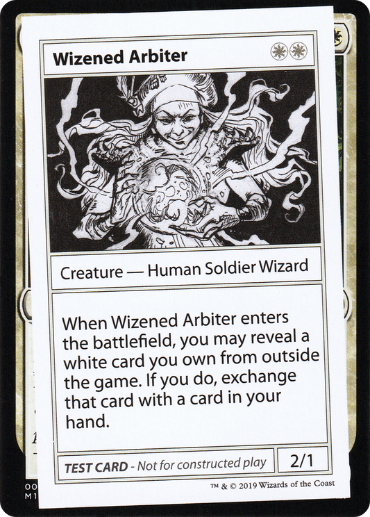 Wizened Arbiter (No PW Symbol)