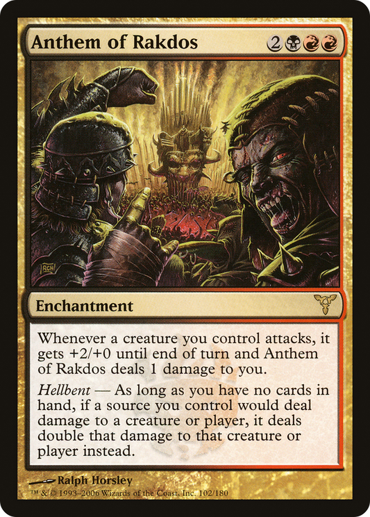 Anthem of Rakdos - Foil