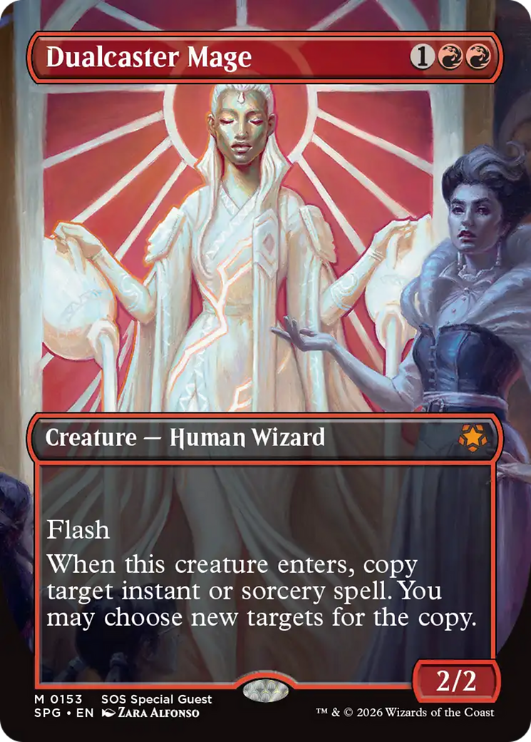 Dualcaster Mage (0153) (Borderless) (SPG) - Foil