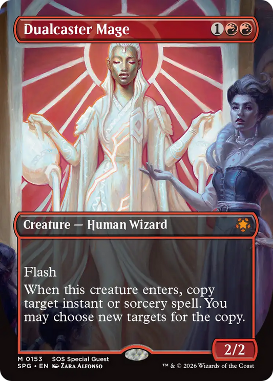 Dualcaster Mage (0153) (Borderless) (SPG) - Foil