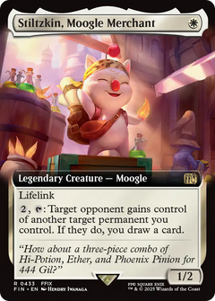 Stiltzkin, Moogle Merchant (0433) (Extended Art)