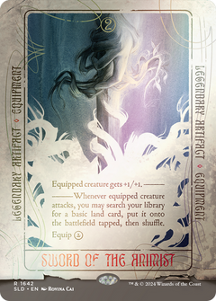 Sword of the Animist (1642) (Showcase) - Rainbow Foil
