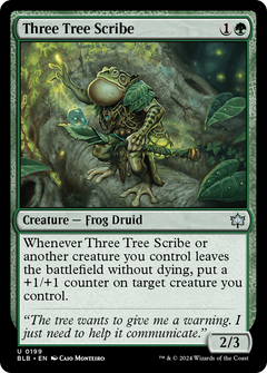 Three Tree Scribe - Foil