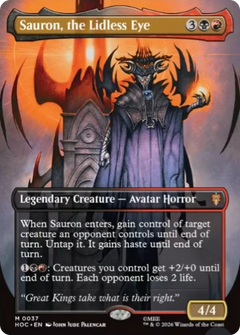 Sauron, the Lidless Eye (0037) (Borderless) (HOC) - Foil