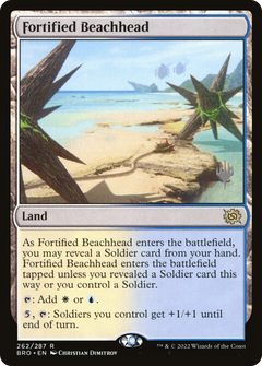 Fortified Beachhead (262) (Promo Pack) - Foil