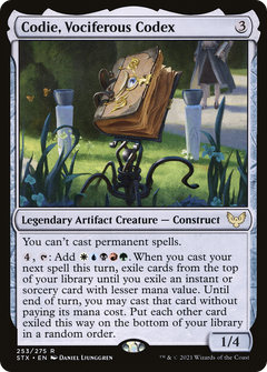 Codie, Vociferous Codex - Foil