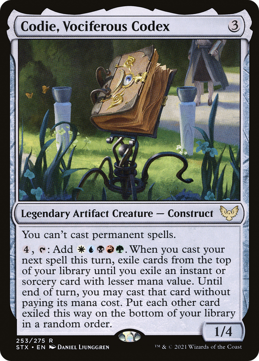 Codie, Vociferous Codex - Foil