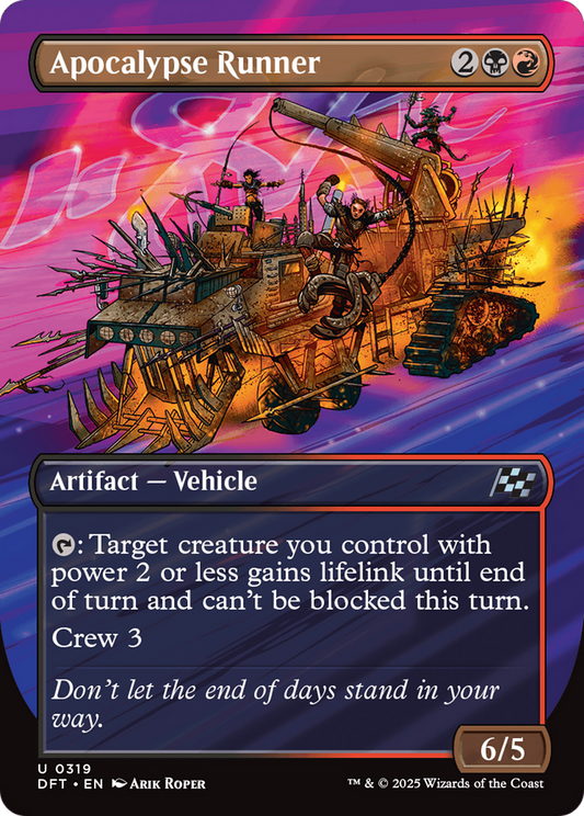 Apocalypse Runner (0319) (Borderless) - Foil