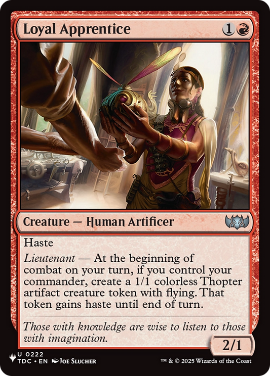 Loyal Apprentice (TDC-222) (PLST)