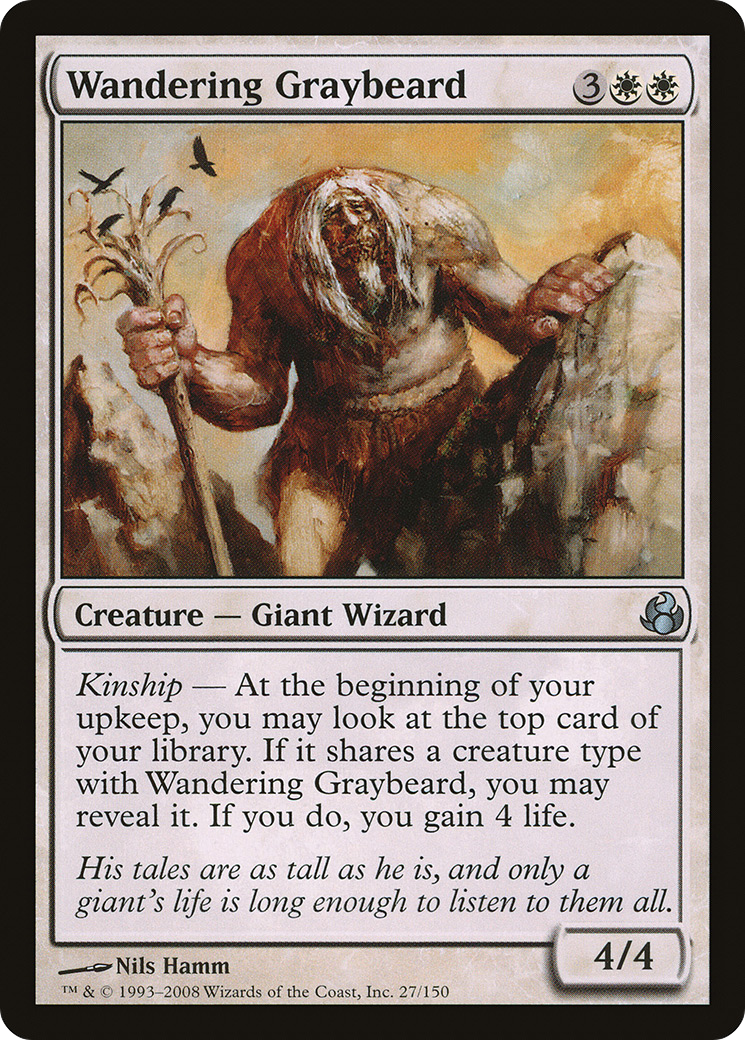 Wandering Graybeard - Foil