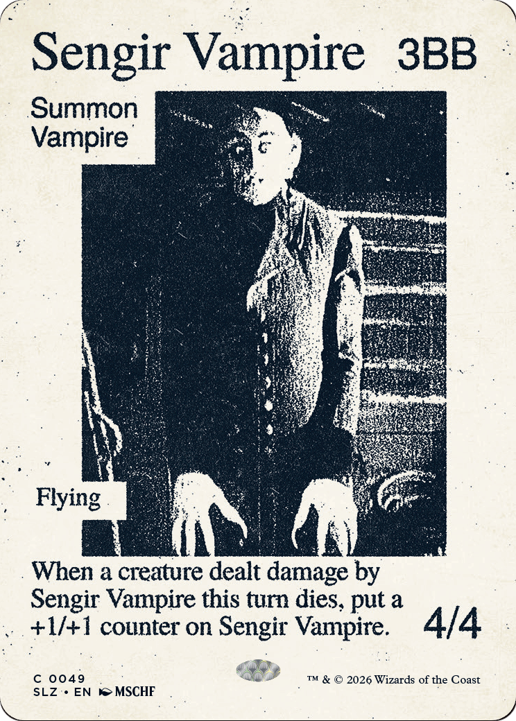 Sengir Vampire (0049) (Showcase) (SLZ)