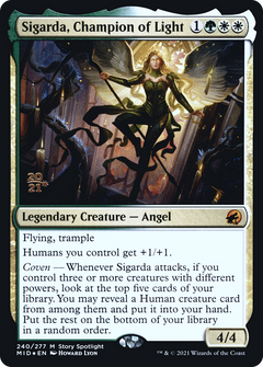 Sigarda, Champion of Light (240) (Prerelease) - Foil
