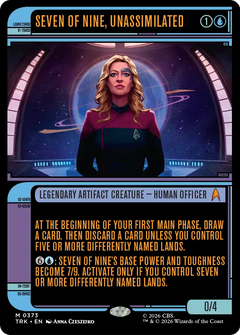 Seven of Nine, Unassimilated (0373) (Showcase) (TRK) - Foil
