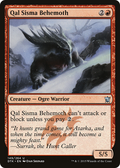 Qal Sisma Behemoth - Foil