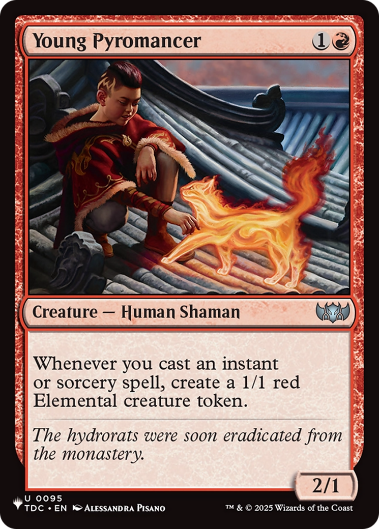 Young Pyromancer (TDC-95) (PLST)