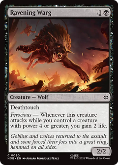 Ravening Warg (HOB) - Foil