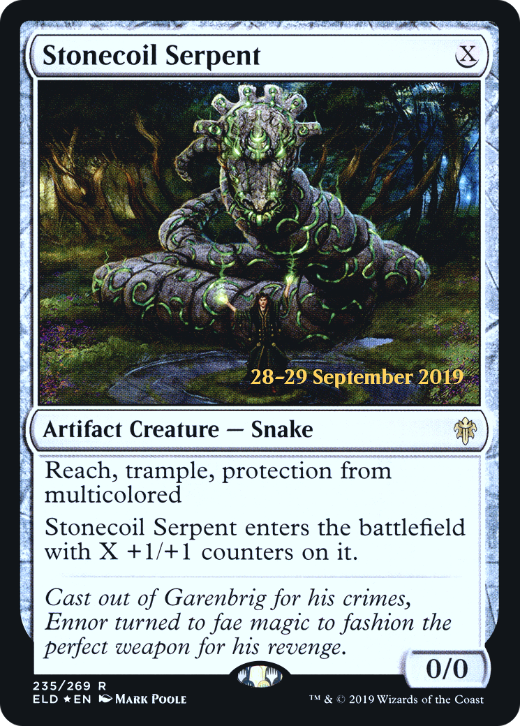 Stonecoil Serpent (235) (Prerelease) - Foil