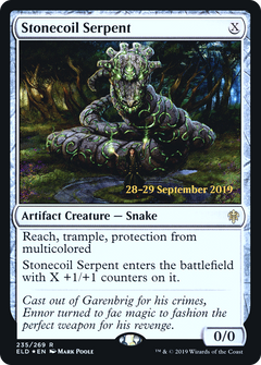 Stonecoil Serpent (235) (Prerelease) - Foil