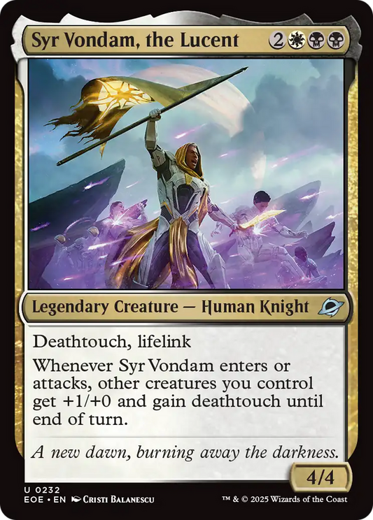 Syr Vondam, the Lucent