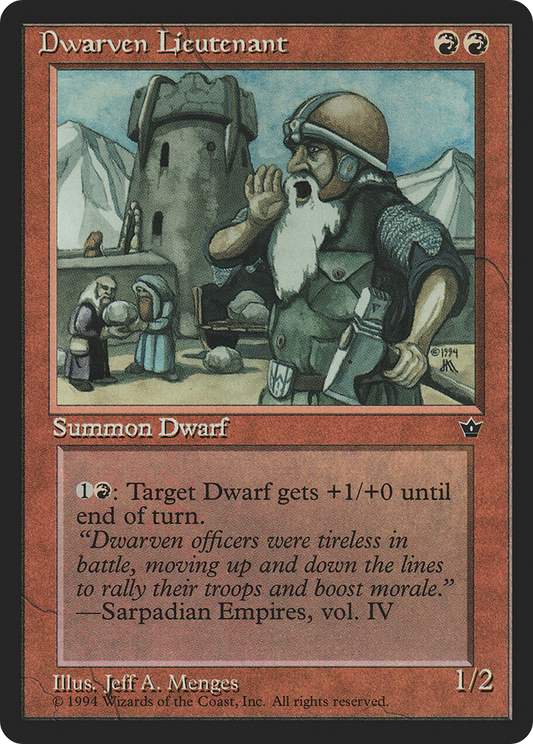 Dwarven Lieutenant