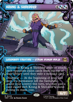 Krang & Shredder (0245) (Sewer Frame) (TMT) - Foil