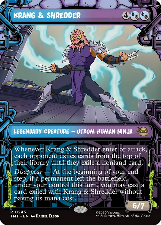Krang & Shredder (0245) (Sewer Frame) (TMT)