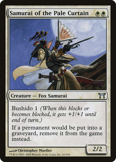 Samurai of the Pale Curtain - Foil