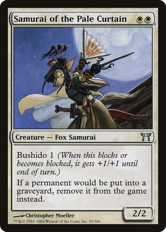Samurai of the Pale Curtain - Foil