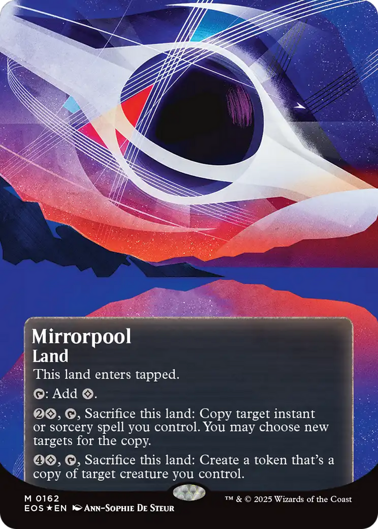 Mirrorpool (0162) (Borderless) - Galaxy Foil