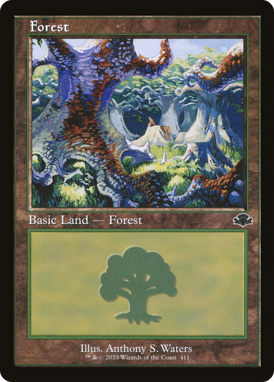 Forest (411) (Retro Frame) - Foil
