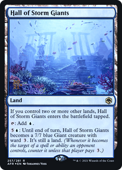 Hall of Storm Giants (257) (Prerelease) - Foil