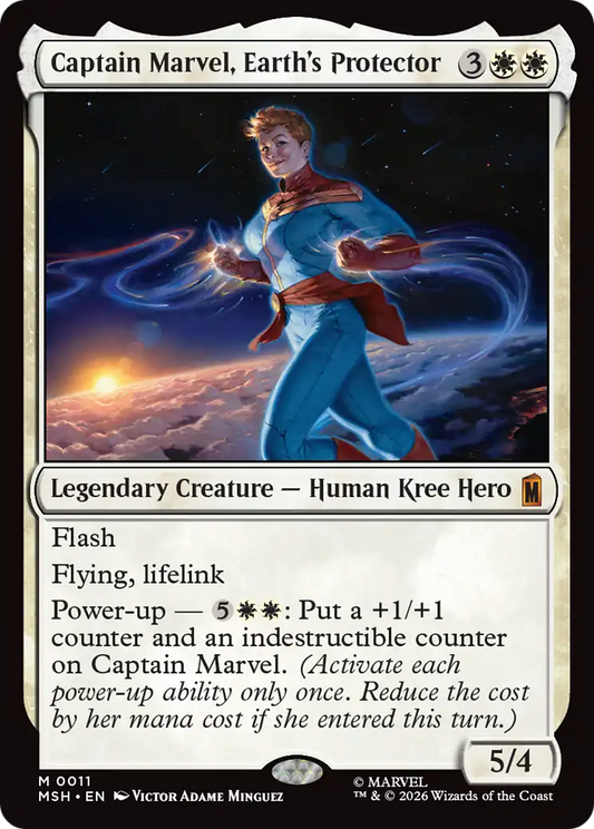 Captain Marvel, Earth's Protector (0011) (MSH) - Foil