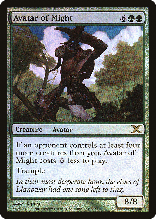 Avatar of Might - Foil