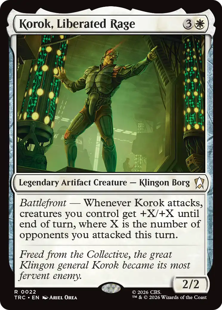 Korok, Liberated Rage (TRC) - Surge Foil