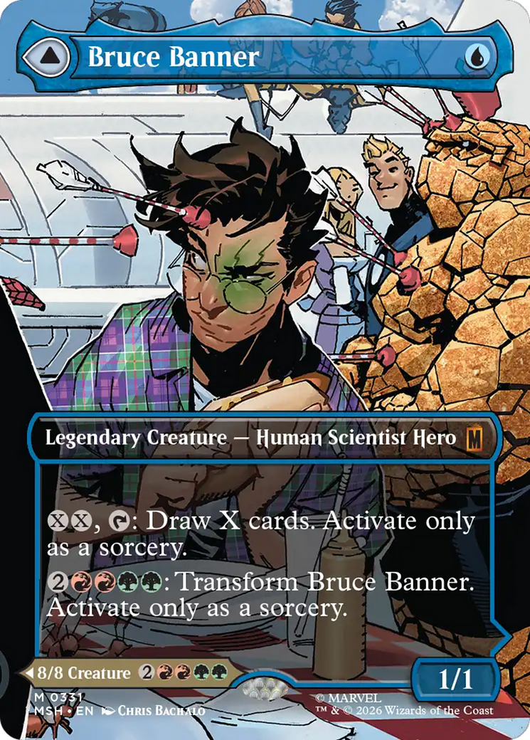 Bruce Banner // The Incredible Hulk (0331) (Borderless) (MSH)