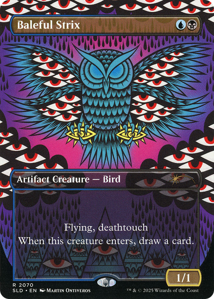 Baleful Strix (2070) (Borderless) (SLD) - Foil