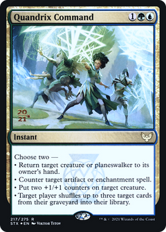 Quandrix Command (217) (Prerelease) - Foil