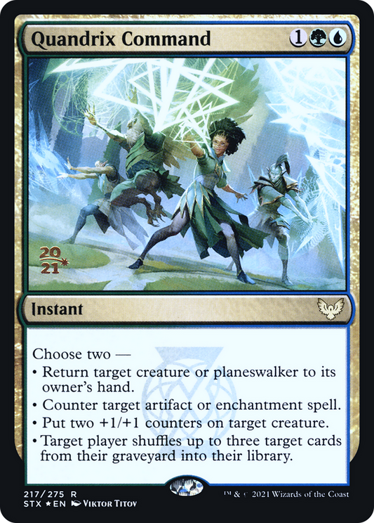 Quandrix Command (217) (Prerelease) - Foil