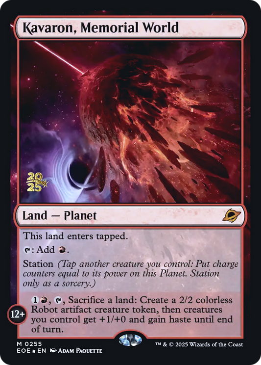 Kavaron, Memorial World (0255) (Prerelease) - Foil