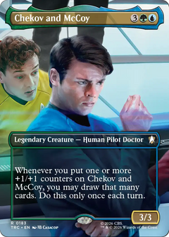 Chekov and McCoy (0183) (Borderless) (TRC) - Foil